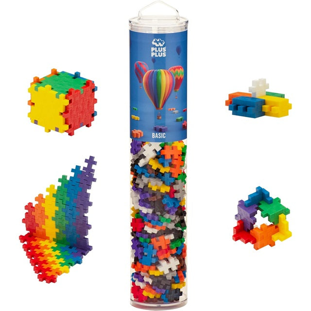 Plus Plus 240 Piece Basic Mix Open Play Mini Puzzle Blocks