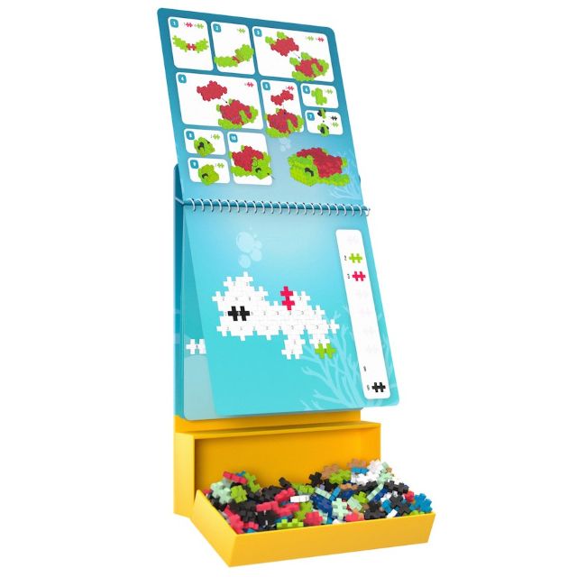 Plus Plus 125 Piece Puzzle By Number Activity Pad - Ocean