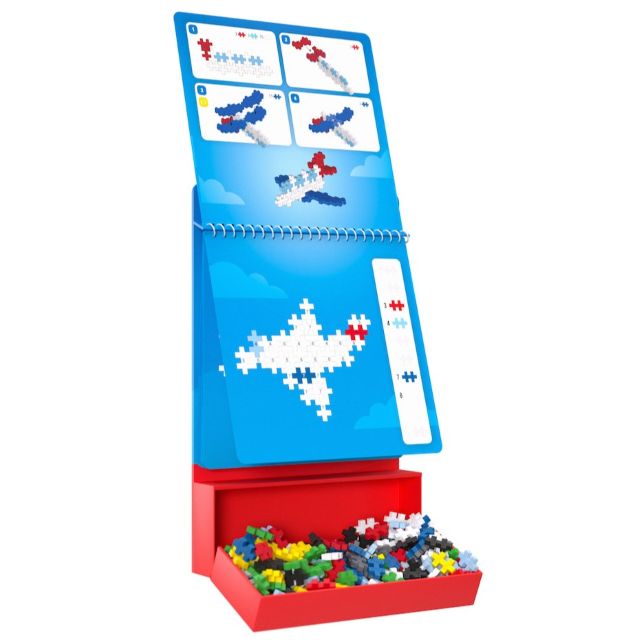 Plus Plus 125 Piece Puzzle By Number Activity Pad - Transportation