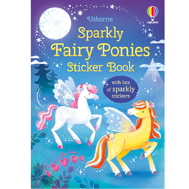 Little Sticker Sparkly Fairy Ponies Sticker Book, Usborne