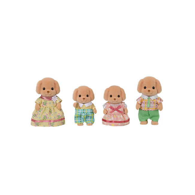 Calico Critters Toy Poodle Family