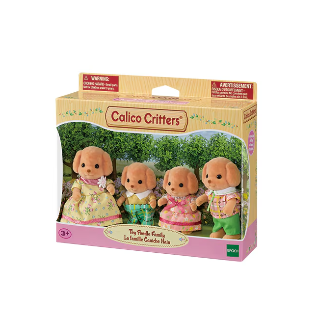 Calico Critters Toy Poodle Family