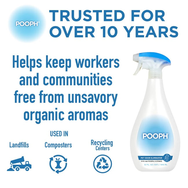 POOPH® Pet Odor Eliminator Spray, 20 oz Spray Bottle