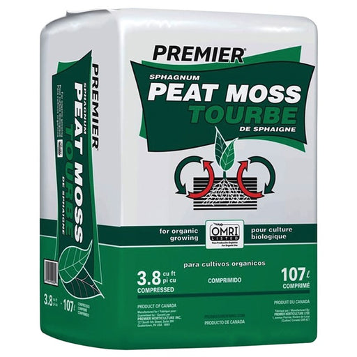 Premier Sphagnum Peat Moss (OMRI Listed) 3.8 Cu. Ft.