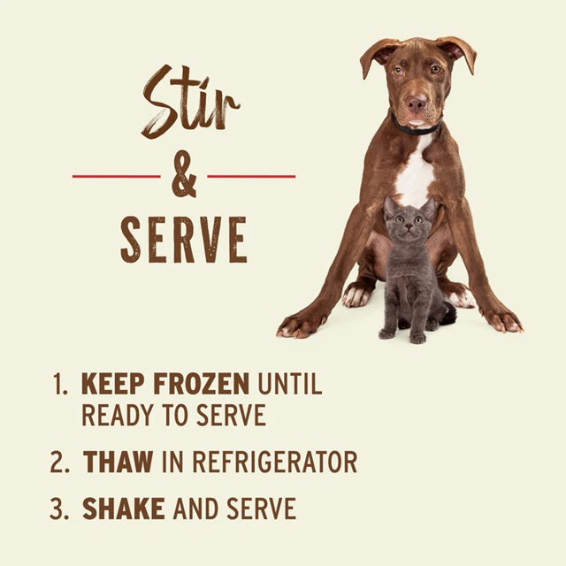 Primal Fresh Toppers Omega Mussels with Bone Broth for Dogs & Cats 16 oz.