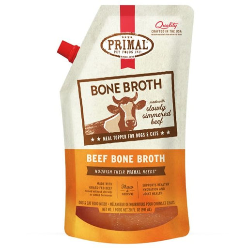 Primal Frozen Bone Broth Beef 20 oz.