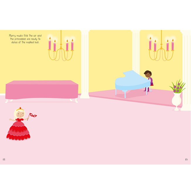 Little Sticker Sparkly Fairy Princesses Sticker Book, Usborne