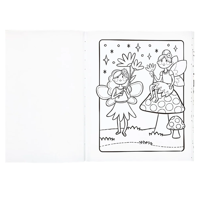 Color-in' Book Coloring Book - Princesses and Fairies - 31 Pages