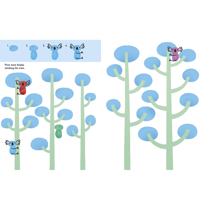 Fingerprint Activities Animals | Usborne