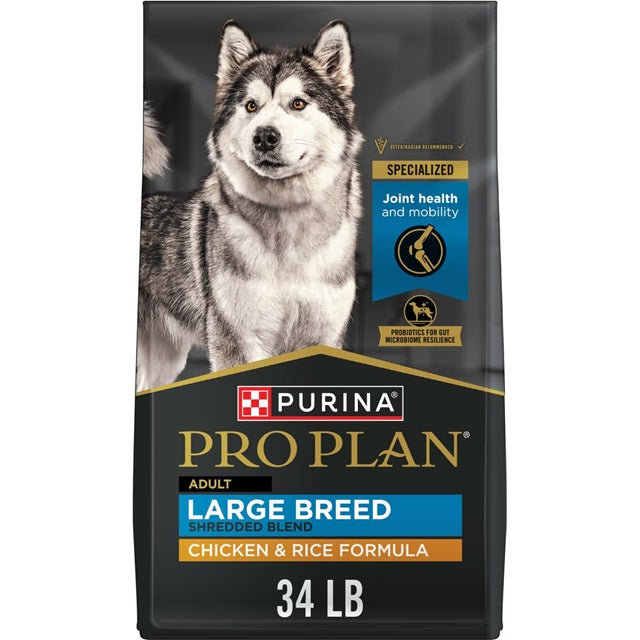 Purina Pro Plan Adult Shredded Blend Large Breed Formula Dry Dog