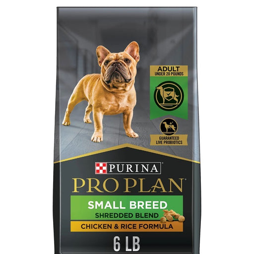 Purina Pro Plan Savor Adult Shredded Blend Small Breed Chicken & Rice Formula Dry Dog Food