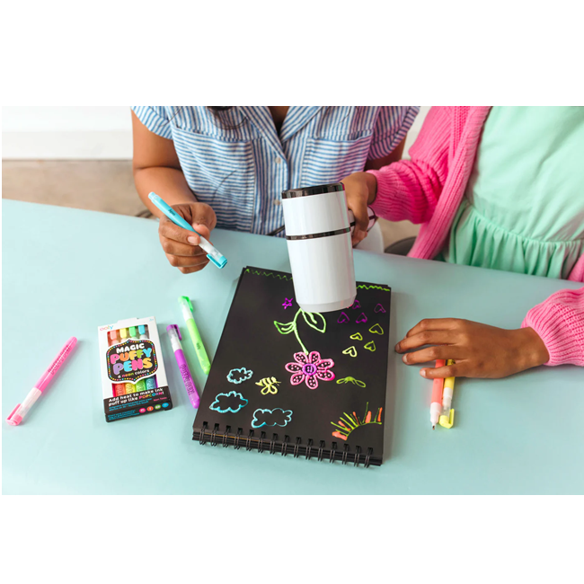 Magic Puffy Pens - Neon - Set of 6