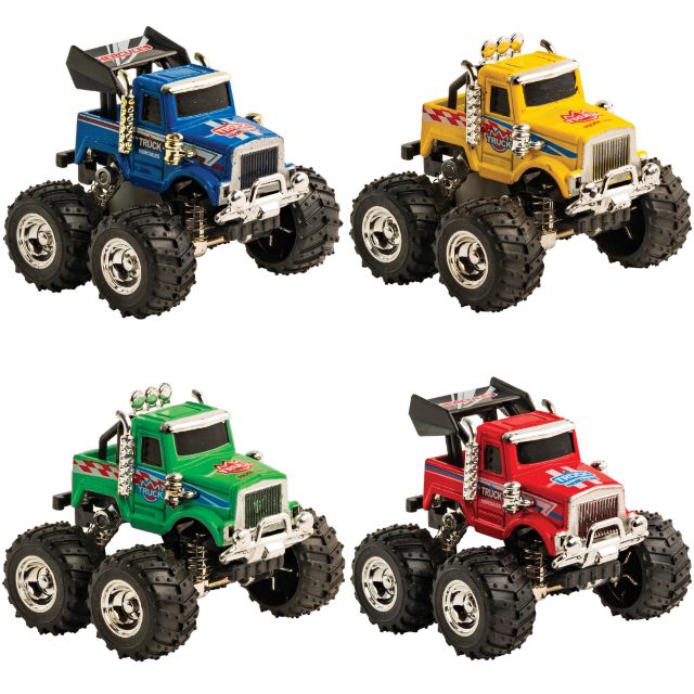 Pull Back Mini Monster Truck, Assorted
