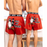 LazyOne Pull My Finger Raccoon Red Kid Boxer