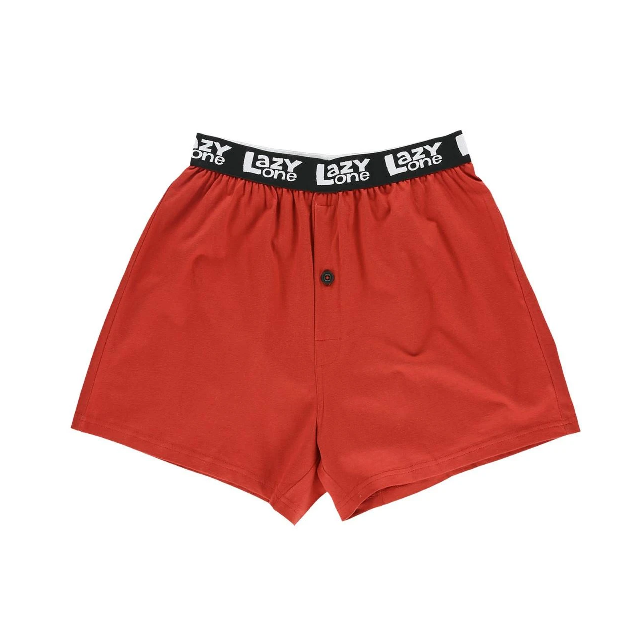 LazyOne Pull My Finger Raccoon Red Kid Boxer
