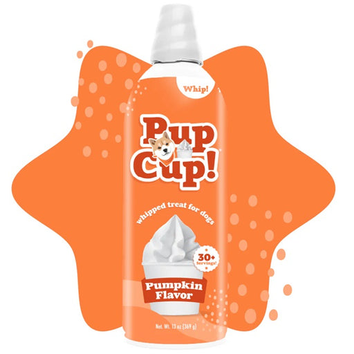 Pup Cup Frozen Whipped Cream Treat for Dogs, Pumpkin Flavor