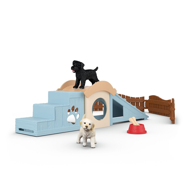 Schleich Adventure Fun for Little Puppies Play Set
