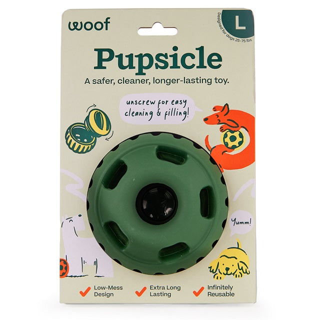 Woof Pet Pupsicle Treat Dispensing Dog Toy – Houndstooth
