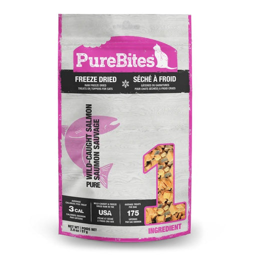 PureBites Salmon Freeze Dried Cat Treats, 2 oz.