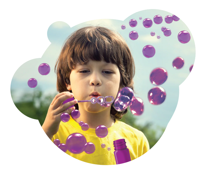 WOWmazing PoppinColorz™ 2-Pack Prismatic Purple Color Bubble Tubes