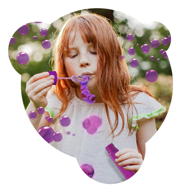 WOWmazing PoppinColorz™ 2-Pack Prismatic Purple Color Bubble Tubes