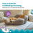 Purrfect Petals Cat Bed Tan