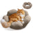 Purrfect Petals Cat Bed Tan