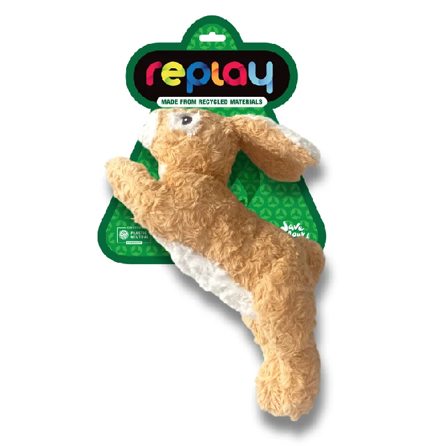 Replay Plush Rabbit Dog Toy