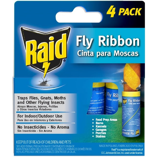 Fly Ribbon Pictures Raid Fly Catcher Ribbon 4-Pack — Ellington Agway