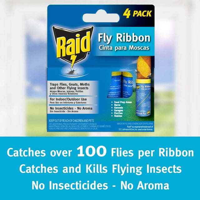 Raid Fly Catcher Ribbon 4-Pack