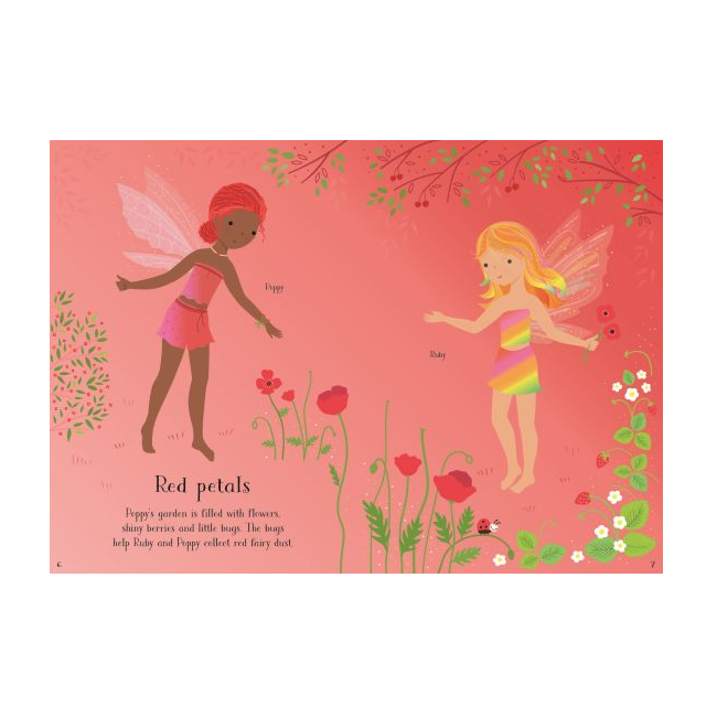 Little Sticker Dolly Dressing Rainbow Fairy Sticker Book, Usborne