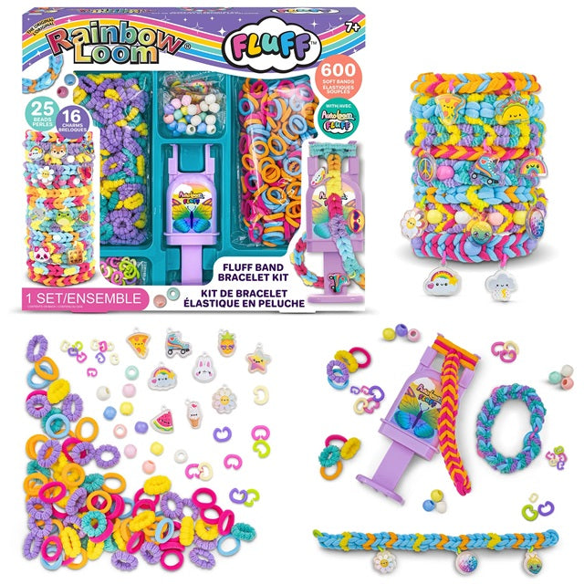Rainbow Loom Auto Loom Fluff Band Bracelet Kit