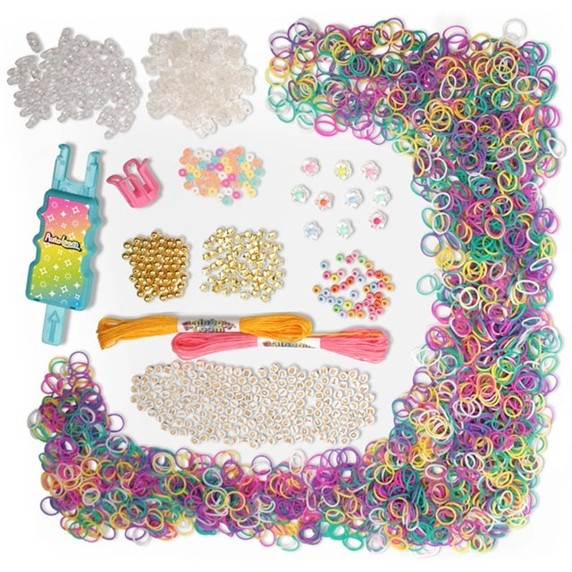 Rainbow Loom Braid & Bead Bracelet Kit with Auto Loom