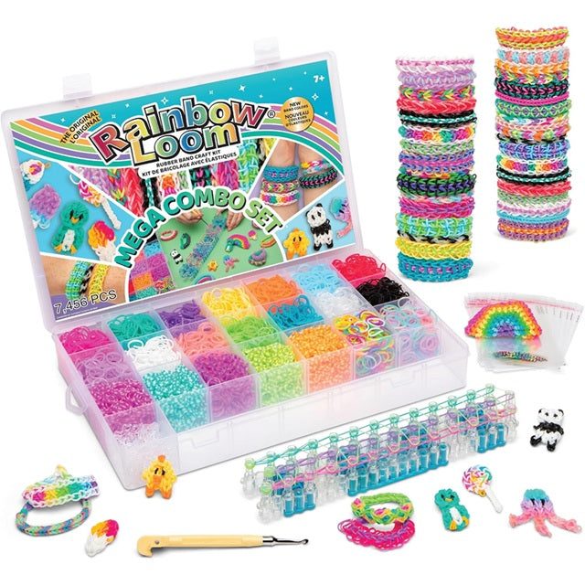 Rainbow Loom Mega Combo Set Rubber Band Craft Kit