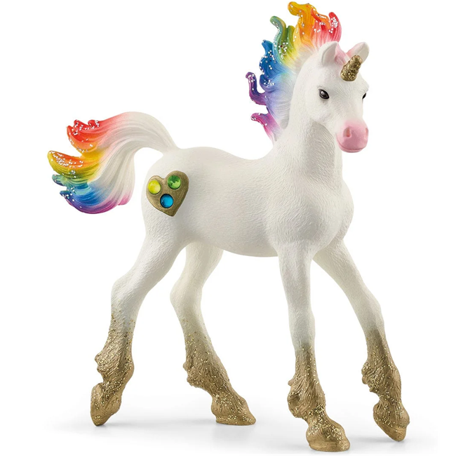 Rainbow Love Unicorn Foal- Schleich Figurine