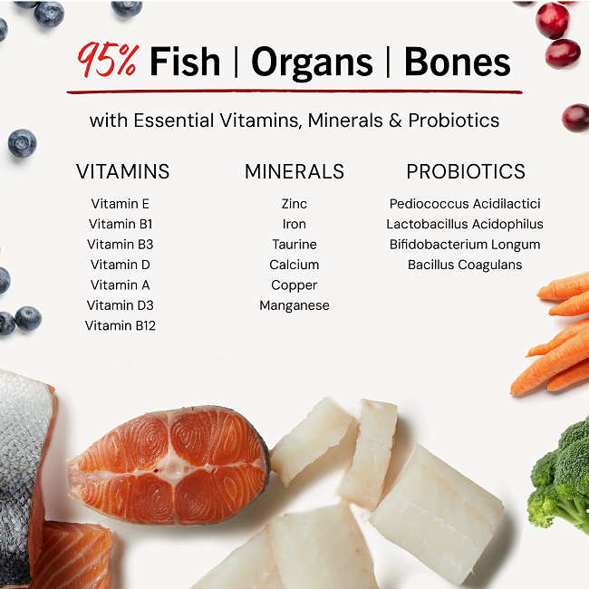 Stella & Chewy's Savory Salmon & Cod Freeze Dried Meal Mixers 3.5oz