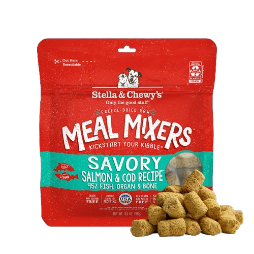 Stella & Chewy's Savory Salmon & Cod Freeze Dried Meal Mixers 3.5oz