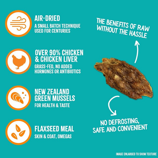 RawTernative Chicken & Liver Recipe Air Dried Dog Food & Topper