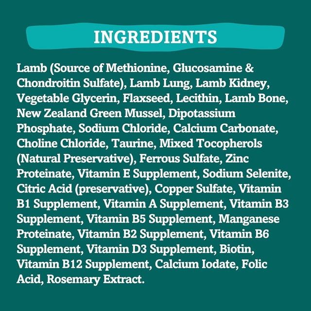 RawTernative Lamb & Lamb Organs Recipe Air Dried Dog Food & Topper