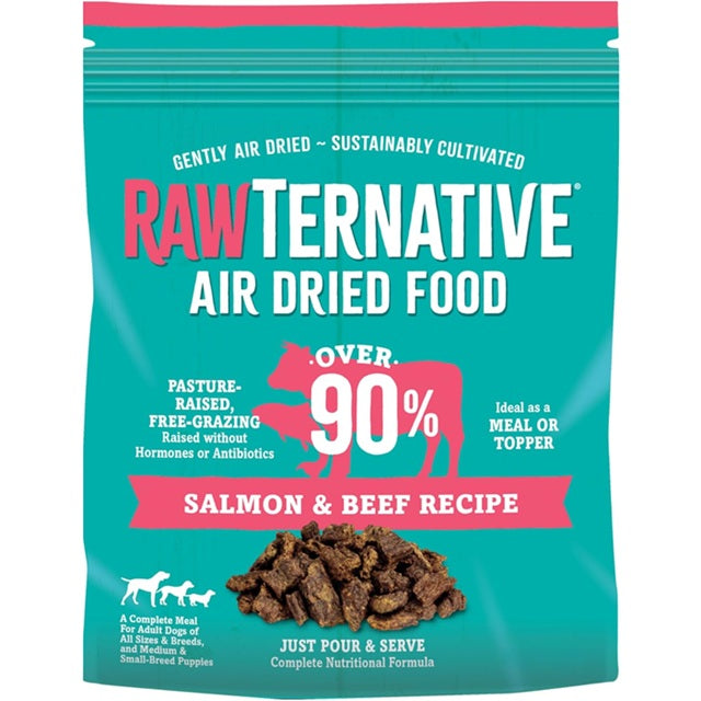 RawTernative Salmon & Beef Recipe Air Dried Dog Food & Topper
