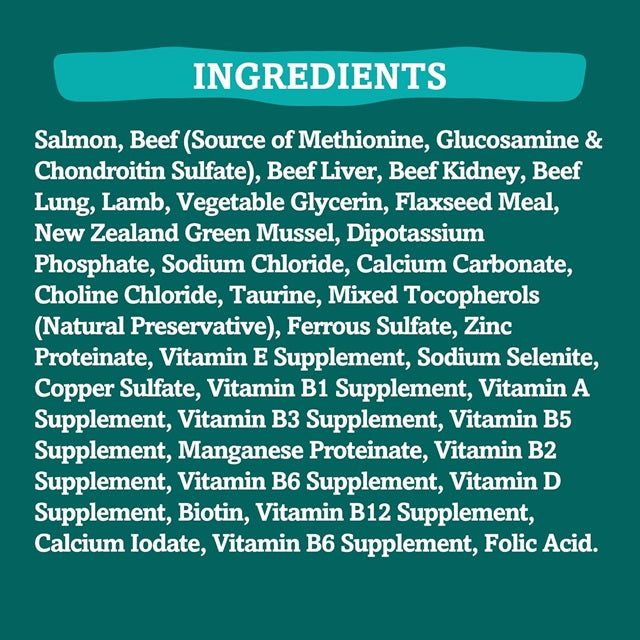 RawTernative Salmon & Beef Recipe Air Dried Dog Food & Topper