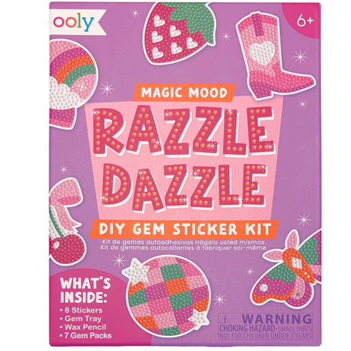 Razzle Dazzle Mini DIY Gem Sticker Kit - Magic Mood - 8 Stickers