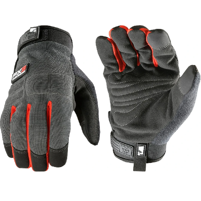 Wells Lamont Men’s FX3® Synthetic Leather Adjustable Wrist Gloves