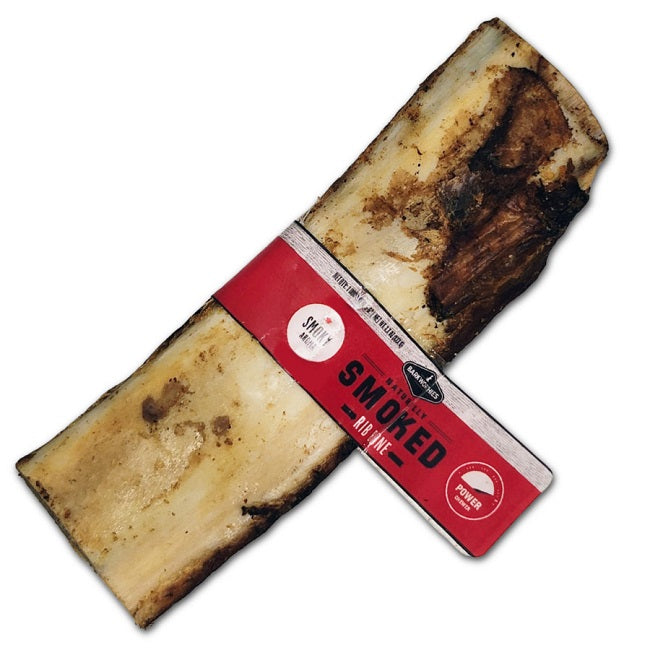 Barkworthies Naturally Smoked Beef Rib Bone Dog Treat - Individual