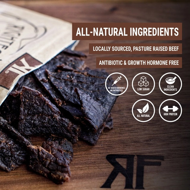 Bourbon Franklin Beef Jerky 2-oz.