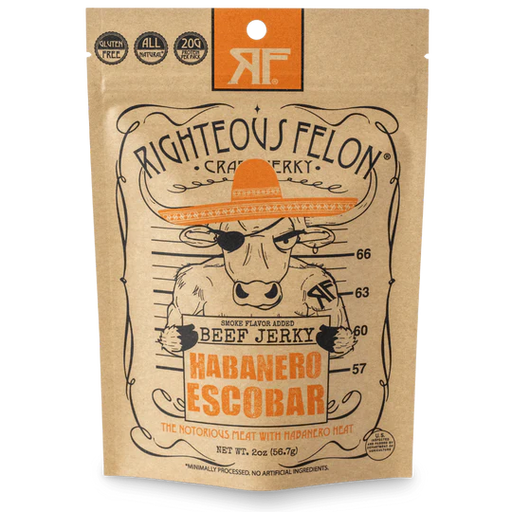 Habanero Escobar Beef Jerky 2-oz.