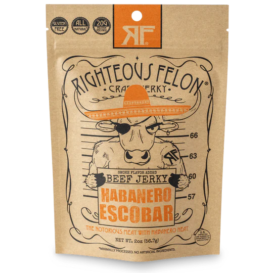 Habanero Escobar Beef Jerky 2-oz.