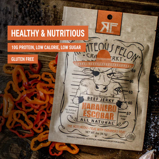 Habanero Escobar Beef Jerky 2-oz.