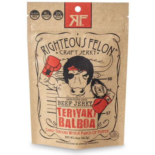 Teriyaki Balboa Beef Jerky 2-oz.
