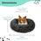 The Original Calming Lux Donut Dog Bed, Mink
